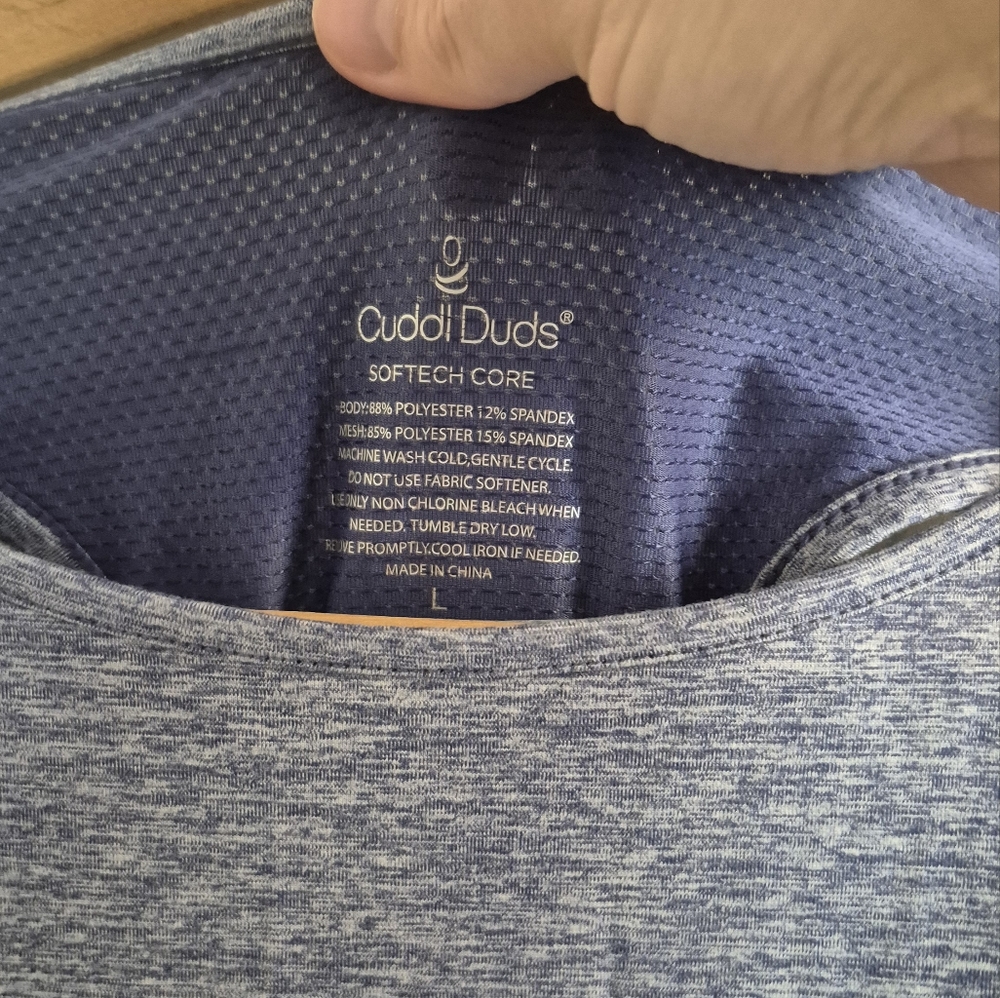 Cuddl Duds Softech Core Racerback Tee Shirt - image 5